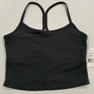 Beyond Yoga - Slim Racerback Top - Charcoal Gray